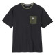 Pánské tričko Patagonia SHOP STICKER POCKET RESPONSIBILI-TEE  - černá