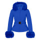Dámska bunda Goldbergh GISELLE  - modrá
