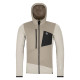 Pánská mikina Ortovox FLEECE GRID HOODY  - béžová