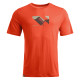 Pánske funkčné tričko Ortovox 140 COOL LANDSCAPE TS  - oranžová