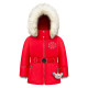 Dívčí lyžařská bunda Poivre Blanc W25-JUNE-BBGL/A SYNTHETIC DOWN SKI  - červená