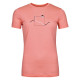Dámské funkční tričko Ortovox 150 COOL PEAK FOCUS TS  - světle růžová