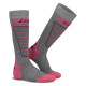 Chlapčenské lyžiarské ponožky Lenz SKIING KIDS 2.0  - ružová