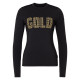 Dámské tričko Goldbergh AUREA LONG  - černá