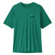 Pánske funkčné tričko Patagonia CAPILENE COOL DAILY SHIRT - '73 SKYLINE  - tmavo zelená