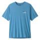 Pánske funkčné tričko Patagonia CAPILENE COOL DAILY SHIRT - '73 SKYLINE  - modrá