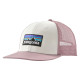 Šiltovka Patagonia P-6 LOGO TRUCKER HAT  - svetlo fialová
