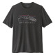 Pánské funkční tričko Patagonia CAPILENE COOL TRAIL SHIRT - STRATAPEAKS  - černá