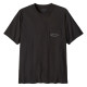 Pánské tričko Patagonia MIDWEIGHT '95 OVAL LOGO POCKET TEE  - černá