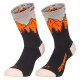 Ponožky Dynafit TRAVERSE CREW  - oranžová