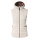Dámská vesta Martini Sportswear ALPMATE IN HYBRID HOODED  - béžová