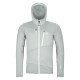 Pánska mikina Ortovox FLEECE GRID HOODY  - svetlo šedá