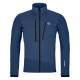 Pánská mikina Ortovox FLEECE GRID JACKET  - tmavě modrá