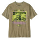 Pánske tričko Patagonia RUN LIKE ROOTS RESPONSIBILI-TEE  - khaki
