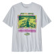 Pánske tričko Patagonia RUN LIKE ROOTS RESPONSIBILI-TEE  - biela