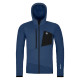 Pánská mikina Ortovox FLEECE GRID HOODY  - tmavě modrá