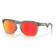 Sluneční brýle Oakley HSTN SQ - MATTE GREY SMOKE PRIZM RUBY