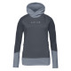 Dámská mikina Martini Sportswear WILDTRACK ROCK IN HYBRID HOODIE  - šedá