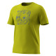 Pánské tričko Dynafit GRAPHIC COTTON T-SHIRT  - zelená