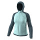 Dámská mikina Dynafit RADICAL POLARTEC HOODED JACKET  - světle modrá