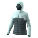 Dámská bunda Dynafit RADICAL INSULATION HOODED JACKET  - světle modrá