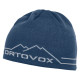 Čiapka Ortovox PEAK BEANIE  - tmavo modrá