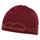Čiapka Ortovox PEAK BEANIE  - červená