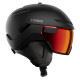 Lyžařská helma Atomic SAVOR GT VISOR STEREO  - černá