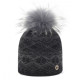Dámska čiapka Granadilla BLOOM FUR  - čierna