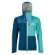 Dámská bunda Ortovox 3L ORTLER JACKET  - petrolejová