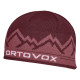 Čiapka Ortovox PEAK BEANIE  - vínová