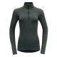Dámske funkčné tričko Devold DUO ACTIVE SHIRT NECK  - khaki
